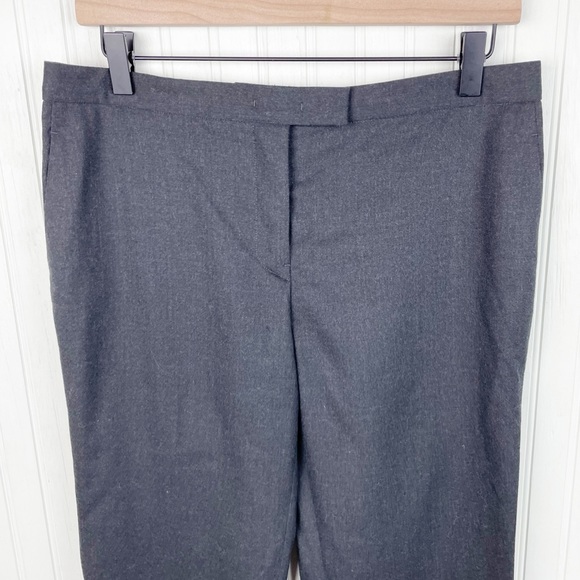 Jil Sander Women's Dark Grey Wool Blend Career Pants Trousers Size 40 US Size 8 - Picture 3 of 8
